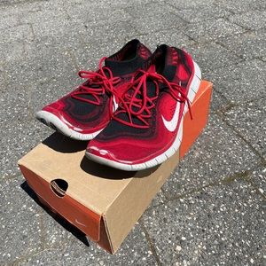 Nike Free Flyknit 5.0 Red